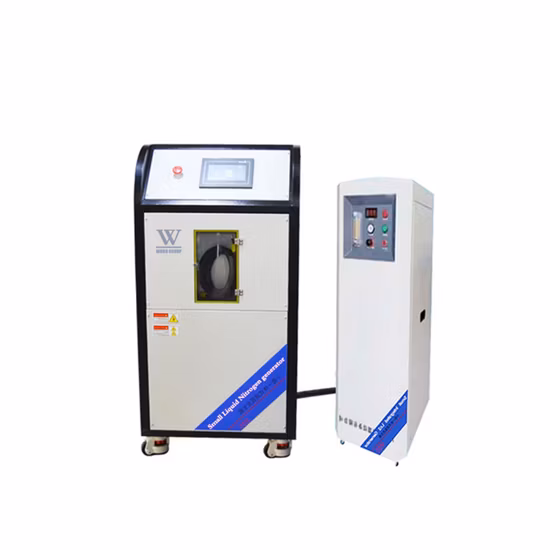 1 日あたり 60 リットルと凝縮器を備えた統合型インテリジェント液体窒素発生器