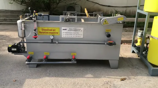 DAF空気浮選装置 溶解空気浮選電気凝固装置（固液分離用）