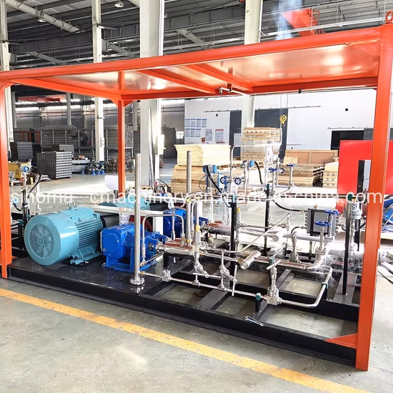 LNGポンプ、小型天然ガス液化、LNGデュワー充填ポンプ、スキッド